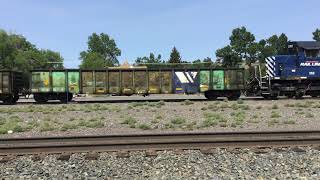 Montana rail link train in Livingston Montana