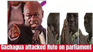 Gachagua attacked his boss William Ruto live in parliament 🙆🙆#gachaguaimpeachment