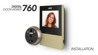 🚷🚷🚷 AYR Opening Doors. WIFI DIGITAL DOOR VIEWER 760. INSTALLATION‼️