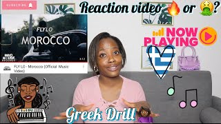 FLY LO - Morocco (Official Music Video) GREEK DRILL REACTION