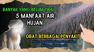 BELUM BANYAK ORANG YANG TAHU !!! Inilah 5 Manfaat dan Khasiat Air Hujan - Obat Berbagai Penyakit