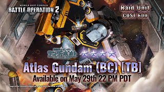 MOBILE SUIT GUNDAM BATTLE OPERATION 2 – ATLAS GUNDAM (BC) [TB] TRAILER