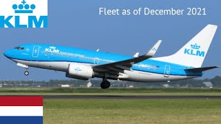 KLM Fleet as of December 2021