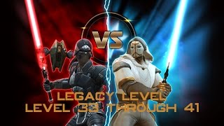 Legacy Level Part 2 - 33 through 41 - Live, Unedited