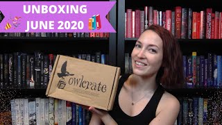 OWLCRATE UNBOXING JUNE 2020 | The Worlds a Stage