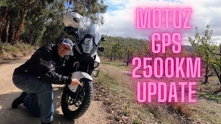 Motoz GPS tyre 2500km update