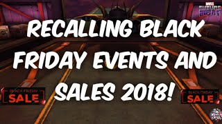 Marvel Future Fight|| Recalling Black Friday events and sale 2018|| awesome rewards this year(2019)?