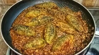 Stuffed Karalya Recipe By Fusion Food || Bherwa Desi Karalya Recipe|| Bitter Melon#asmr#foodfusion