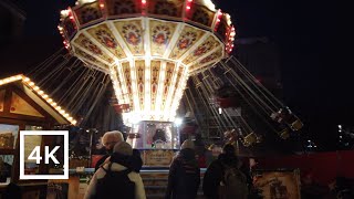 [4K] Berlin - Christmas Market 2021 (Weihnachtsmarkt am Alexanderplatz)