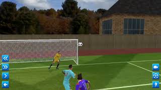 Dream League Soccer ~ Goalkeeper beaten on the near post from a free kick ~