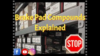 Brake pad compounds