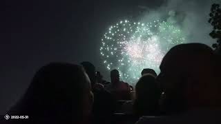 Thunder Mountain With Fireworks