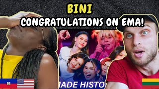 REACTION TO BINI: FIRST and ONLY FILIPINO Artist To Win MTV EMA BEST ASIA ACT? | FIRST TIME WATCHING