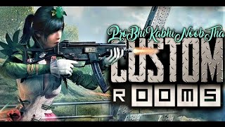 Pro bhi kabhi noob tha | pubg mobile custom room | live stream with SyFeR |