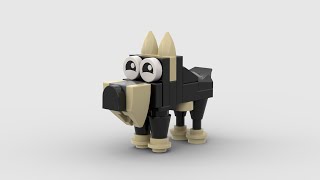 MOC Lego Doberman speed build in 4k