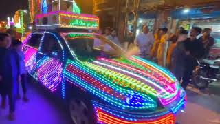 12 Rabi ul Awal 2024 Rawalpindi / Eid Milad un Nabi  2024 Pakistan /Lighting On Cars|