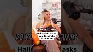 Haliey Welch asks Jojo Siwa if she “Hawk Tuah’s” 👀