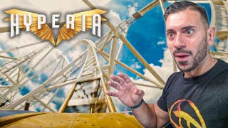 ¿La MEJOR Montaña Rusa de INGLATERRA?  HYPERIA POV REACTION | Thorpe Park 2024