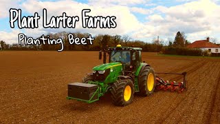 Sugar Beet Drilling 2021 - John Deere 6155R & Stanhay Drill - Plant Larter Farms