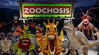 Zoochosis ALL JUMPSCARES vs MINECRAFT vs ROBLOX vs GARRY'S MOD and ALL ZOONOMALY 2 MONSTERS #57