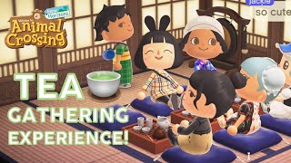 tea gathering event by a real tea company in animal crossing! 🍵 | @imAnnaMolly