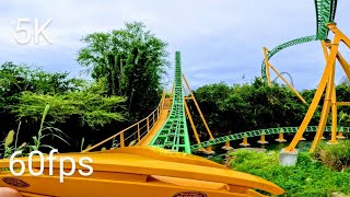 Cheetah Hunt Front Row POV 5K 60fps Busch Gardens Tampa October 2023