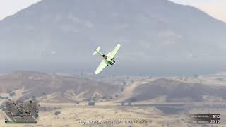 Barely avoiding a mid-air collision - Gta Online