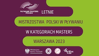 Letnie Mistrzostwa Polski w pływaniu w kategoriach Masters - BLOK III