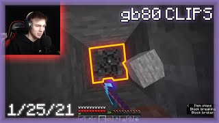 gb80 digs straight down and finds diamonds! | TiredSMP Day 4 | gamerboy80 CLIPS