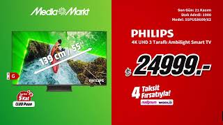 Şahane Kasım’ın Tam Zamanı! | Philips 4K 3 taraflı Amblight TV 24.999TL!