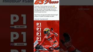 Empat Kemenangan Beruntun Pecco63 | Ducati | H sport66