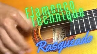 Kỹ thuật Flamenco: Rasgueado