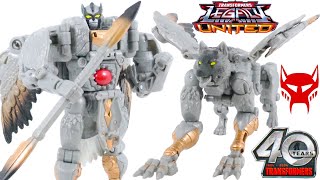 Transformers Legacy United Wave 2 Voyager Class Beast Wars Universe Fuzor Silverbolt Review (4K)