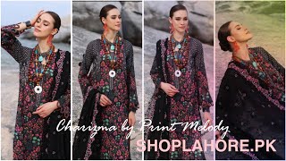 Charizma print melody NEW ARRIVAL 2pcs unstitched luxury lawn collection