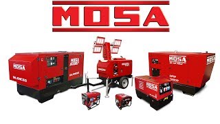 Mosa : Generating sets, Engine driven welders and Lighting towers