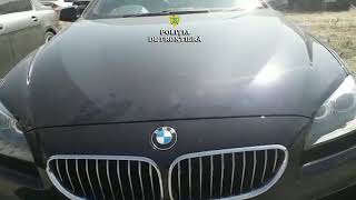 BMW furat din Marea Britanie gasit in Borsa