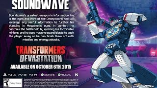 Transformers: Devastation - Soundwave