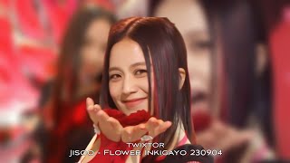 Blackpink Jisoo TWIXTOR | Jisoo - Flower Inkigayo 230904 Performance