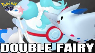 Double Fairy (NOT Double Charm) is a GOOD Climbing Team in the Master Premier for Pokemon GO Battle!