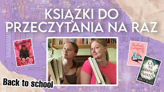 ✏️🏫📚 DO PRZECZYTANIA NA RAZ 📚🏫✏️ | Czyli polecajki krótkich książek w sam raz na rok szkolny