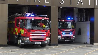 Cambridgeshire Fire & Rescue Service - Cambridge 2x RP turnout 03-08-2021