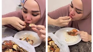 Sedapnya Citra Insani Makan Seafood😋😋