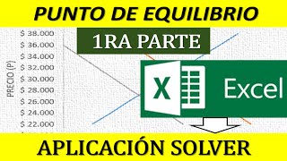 PUNTO DE EQUILIBRIO  -  EXCEL  (1RA PARTE)👈