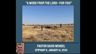 "A Word from the Lord--For You!