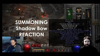 Iceman's Summoning Bow - D2R REACTION Video