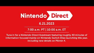 Nintendo Direct 6.21.2023 - Predictions