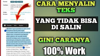 Cara Menyalin Teks Yang Tidak Bisa Disalin di Semua Android