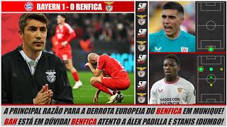 🔴 BAYERN 1-0 BENFICA 🔴: O erro do Benfica em Munique! ● Águias interessadas em Padilla e Idumbo?