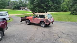 MADISON LAKE, MN - 1971 Jeepster Commando 4WD with Plow - Starts, Runs and Drives!