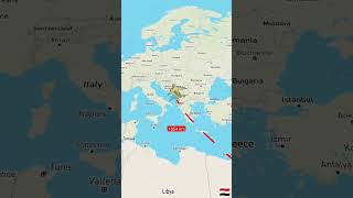 Distance between Cairo Egypt to Vienna Austria #moscowregion #army #aviation #ukrainerussiabord